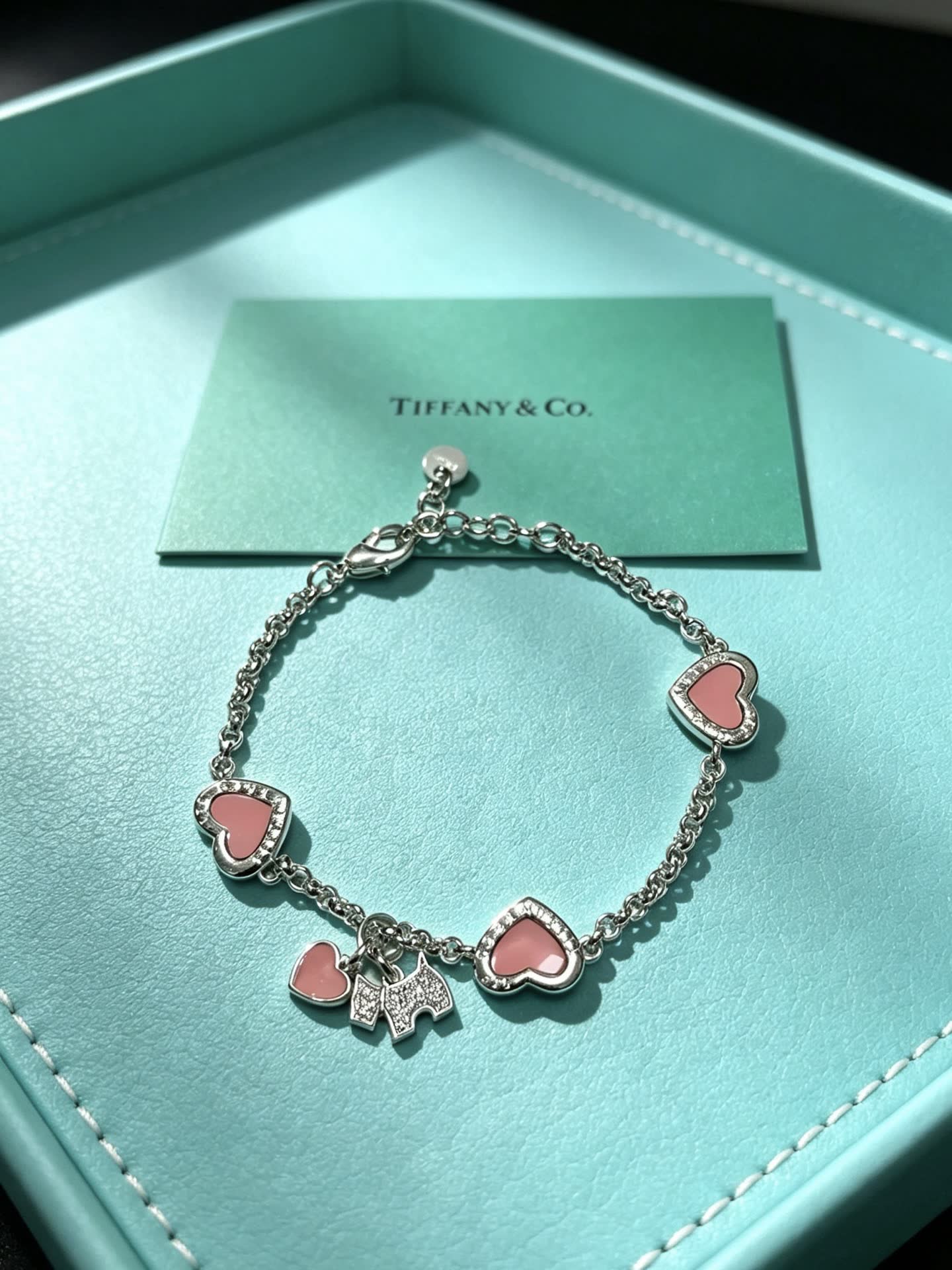 Tiffany & Co. Heart Charm Bracelet
